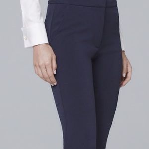 White House Black Market Navy slim pants